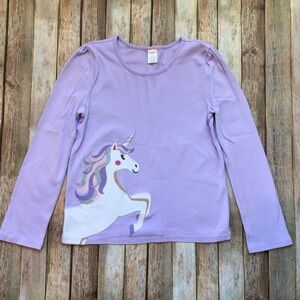 Gymboree Unicorn Appliqué Top